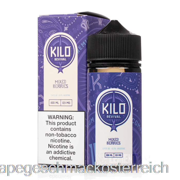 Gemischte Beeren - Kilo Revival - 100ml 0mg Vape-Geschmack